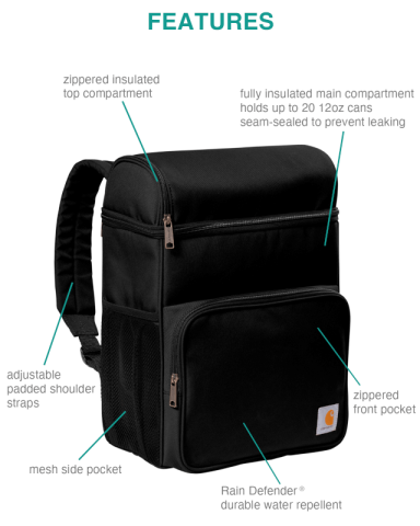20-Can Backpack Cooler by Carhartt®