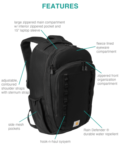 25L Ripstop Backpack by Carhartt®