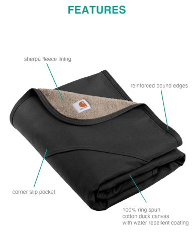 Firm Duck Sherpa-Lined Blanket by Carhartt®