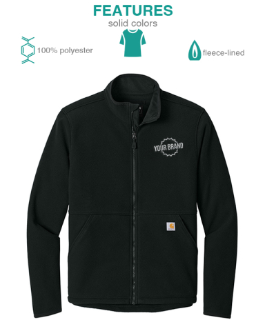 Textured Full-Zip Fleece Jacket by Carhartt®