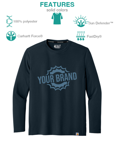 Force® Sun Defender™ Long Sleeve T-Shirt by Carhartt®