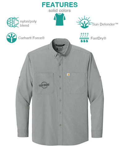 Force® Sun Defender™ Long Sleeve Shirt by Carhartt®