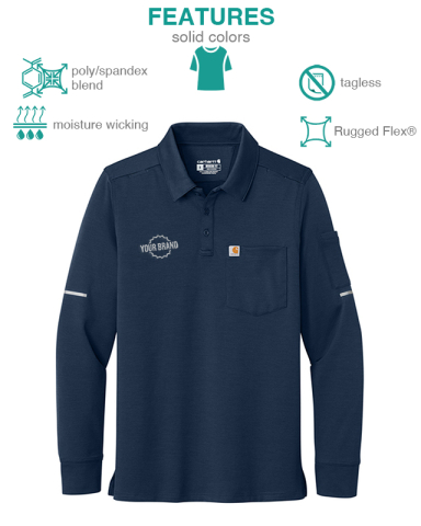 FLD & RSCU Long Sleeve Polo by Carhartt®