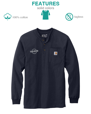 Long Sleeve Henley T-Shirt by Carhartt®