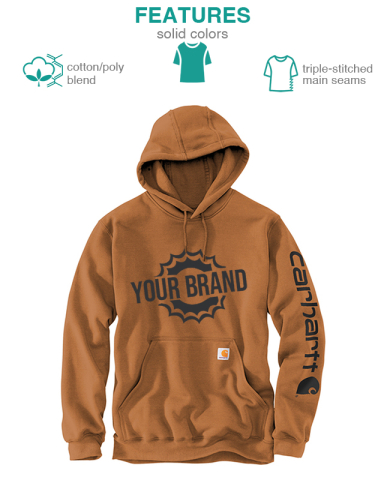 Midweight Hooded Logo Sweatshirt by Carhartt®