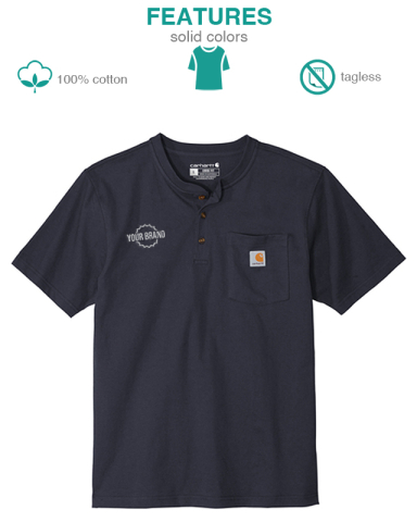 Short Sleeve Henley T-Shirt by Carhartt®