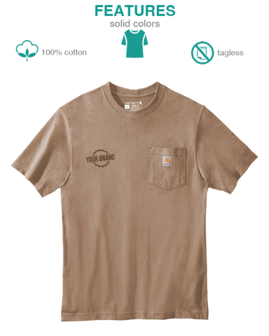 Tall Workwear Pocket Short Sleeve T-Shirt by Carhartt®