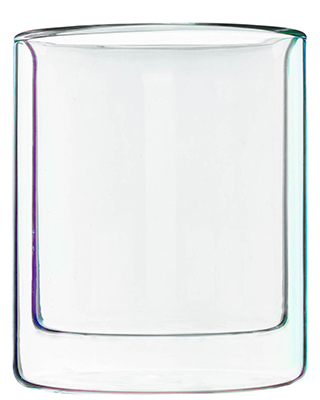 12 oz. Double Wall Iridescent Old Fashioned Glass by Asobu®