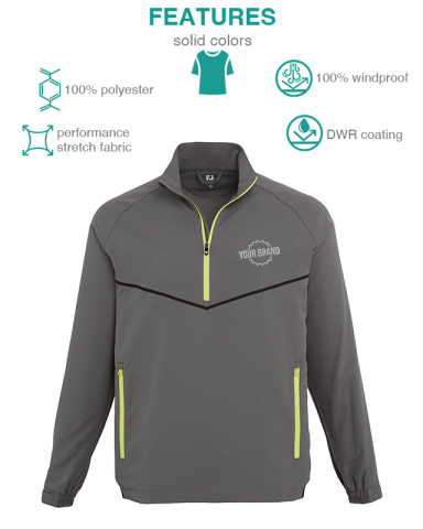 Men’s Zephyr Half-Zip Windshirt by FootJoy®