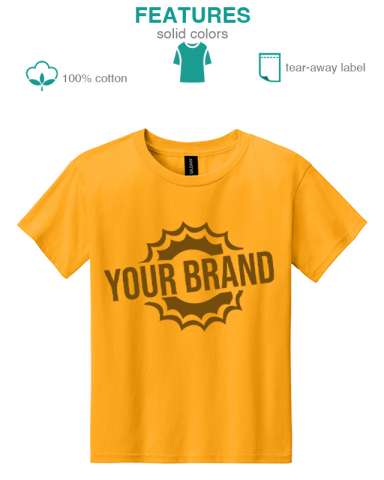 Youth Light Cotton Tee by Gildan®