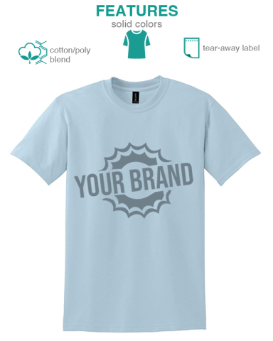 DryBlend® 50 Cotton/50 Poly T-Shirt by Gildan®