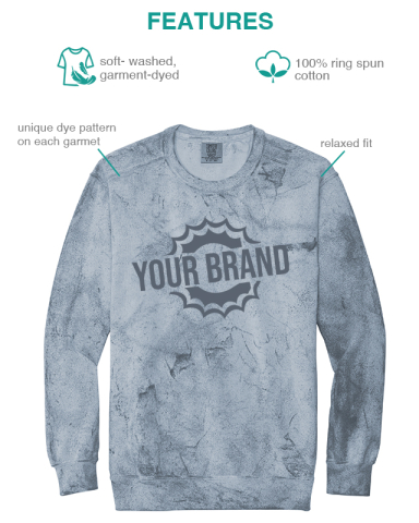 Color Blast Crewneck Sweatshirt by Comfort Colors®