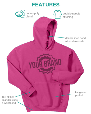 Youth Heavy Blend™ Hooded Sweatshirt by Gildan®