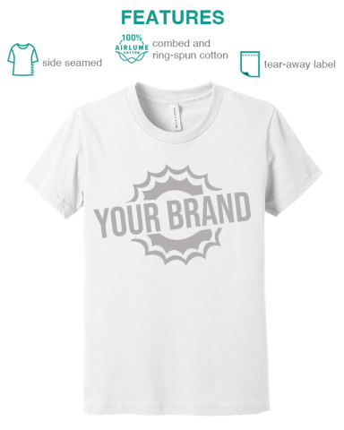 Youth Jersey Short Sleeve Tee by BELLA+CANVAS®