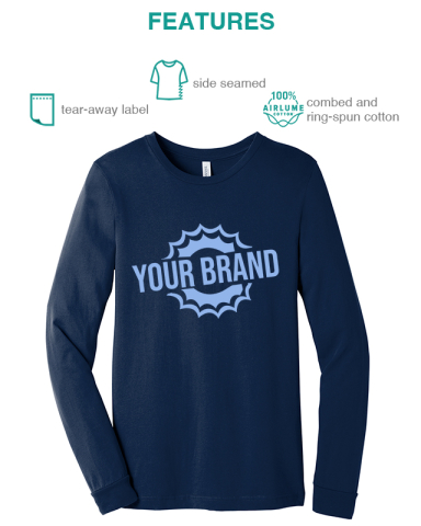 Unisex Jersey Long Sleeve Tee by BELLA+CANVAS ®