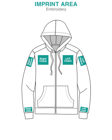 Unisex Triblend Sponge Fleece Full-Zip Hoodie by BELLA+CANVAS®