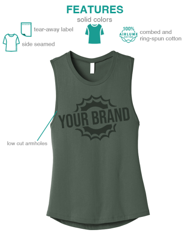 Women’s Jersey Muscle Tank by BELLA+CANVAS®