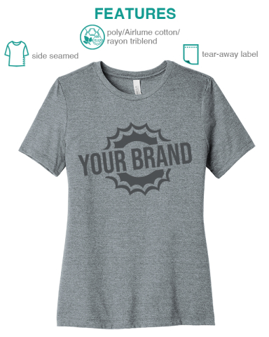 Women’s Relaxed Triblend Tee by BELLA+CANVAS®