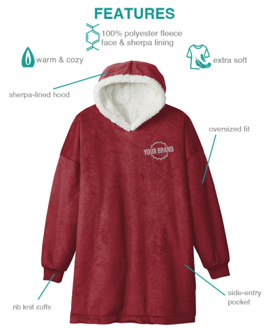 Mountain Lodge Wearable Blanket by Port Authority®