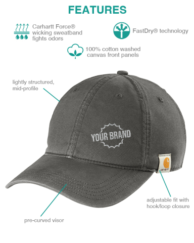 Cotton Canvas Cap by Carhartt®