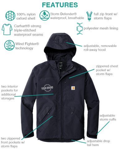 Storm Defender® Shoreline Jacket by Carhartt®