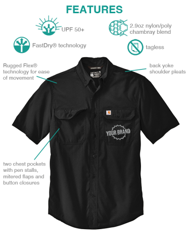 Solid Short Sleeve Shirt by Carhartt Force®