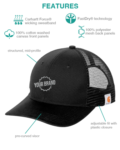 Canvas Mesh Back Cap by Carhartt®