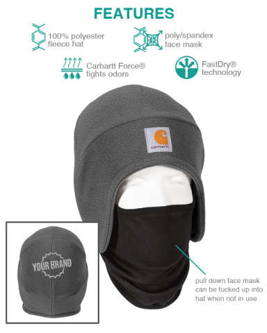Fleece 2-In-1 Headwear by Carhartt®