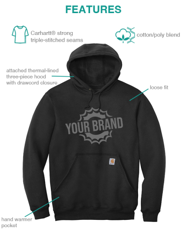 Tall Midweight Hooded Sweatshirt by Carhartt®