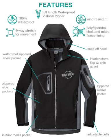 Waterproof Soft Shell Jacket by Port Authority®