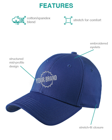 Structured Stretch Cotton Cap by New Era®