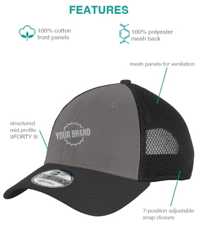 Snapback Contrast Front Mesh Cap by New Era®