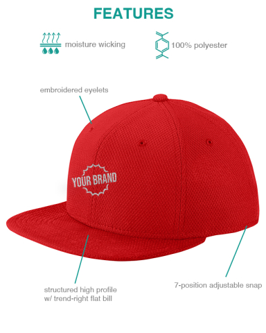 Original Fit Diamond Era Flat Bill Snapback Cap by New Era®