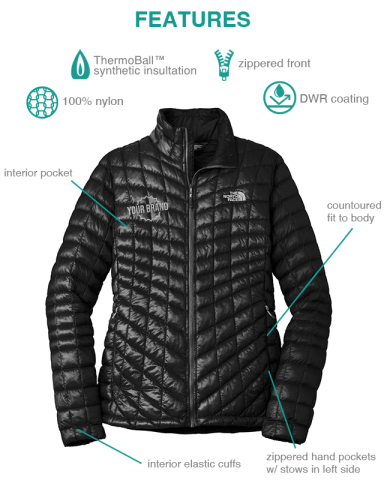 Ladies ThermoBall™ Trekker Jacket by The North Face®