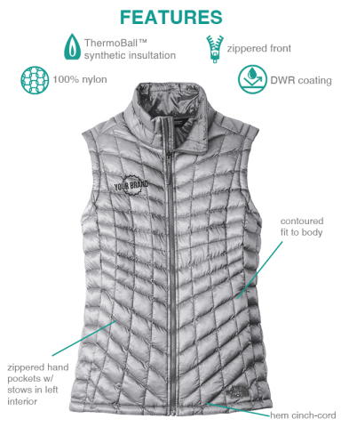 Ladies ThermoBall™ Trekker Vest by The North Face®