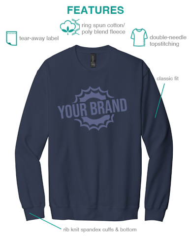 Softstyle® Crewneck Sweatshirt by Gildan®