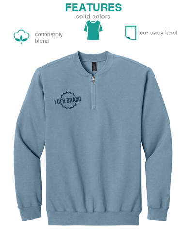 Softstyle® Midweight Fleece 1/4-Zip by Gildan®