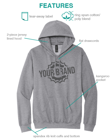 Softstyle® Pullover Hooded Sweatshirt by Gildan®