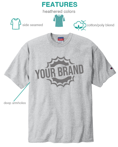 7 oz. Heritage Jersey Tee by Champion®