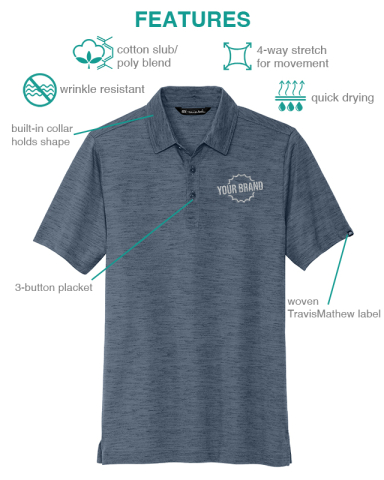 Auckland Slub Polo by TravisMathew