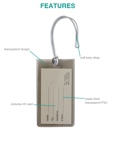 Jelly Luggage Tag by Wander & Roam