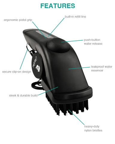 Caddy Splash Golf Club Water Brush Pro Cleaner