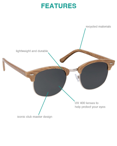 Palmer Recycled Club Master Sunglasses
