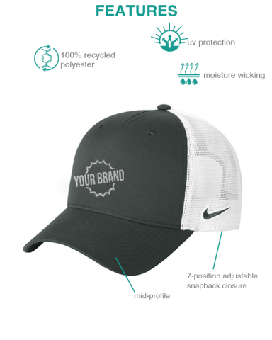 Snapback Mesh Trucker Cap by Nike®