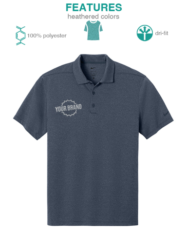 Dri-FIT Smooth Heather Polo by Nike®
