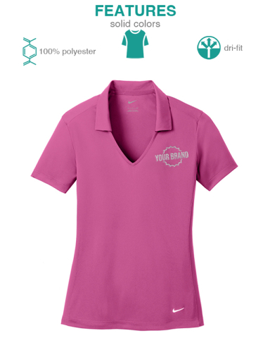 Women's Dri-FIT Vertical Mesh Polo by Nike®