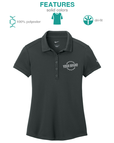 Women's Dri-FIT Players Modern Fit Polo by Nike®