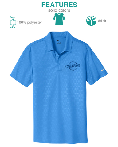 Dri-FIT™ Embossed Tri-Blade Polo by Nike®