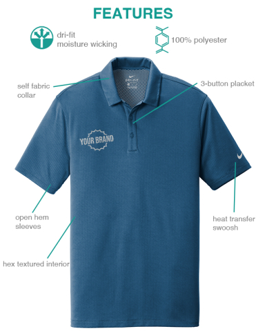 Dri-FIT™ Hex Textured Polo by Nike®