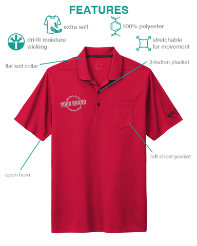 Dri-FIT Micro Pique 2.0 Pocket Polo by Nike®